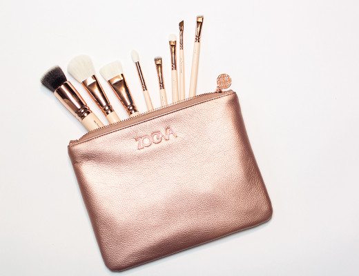 zoeva pinsel rose rosa rosegold