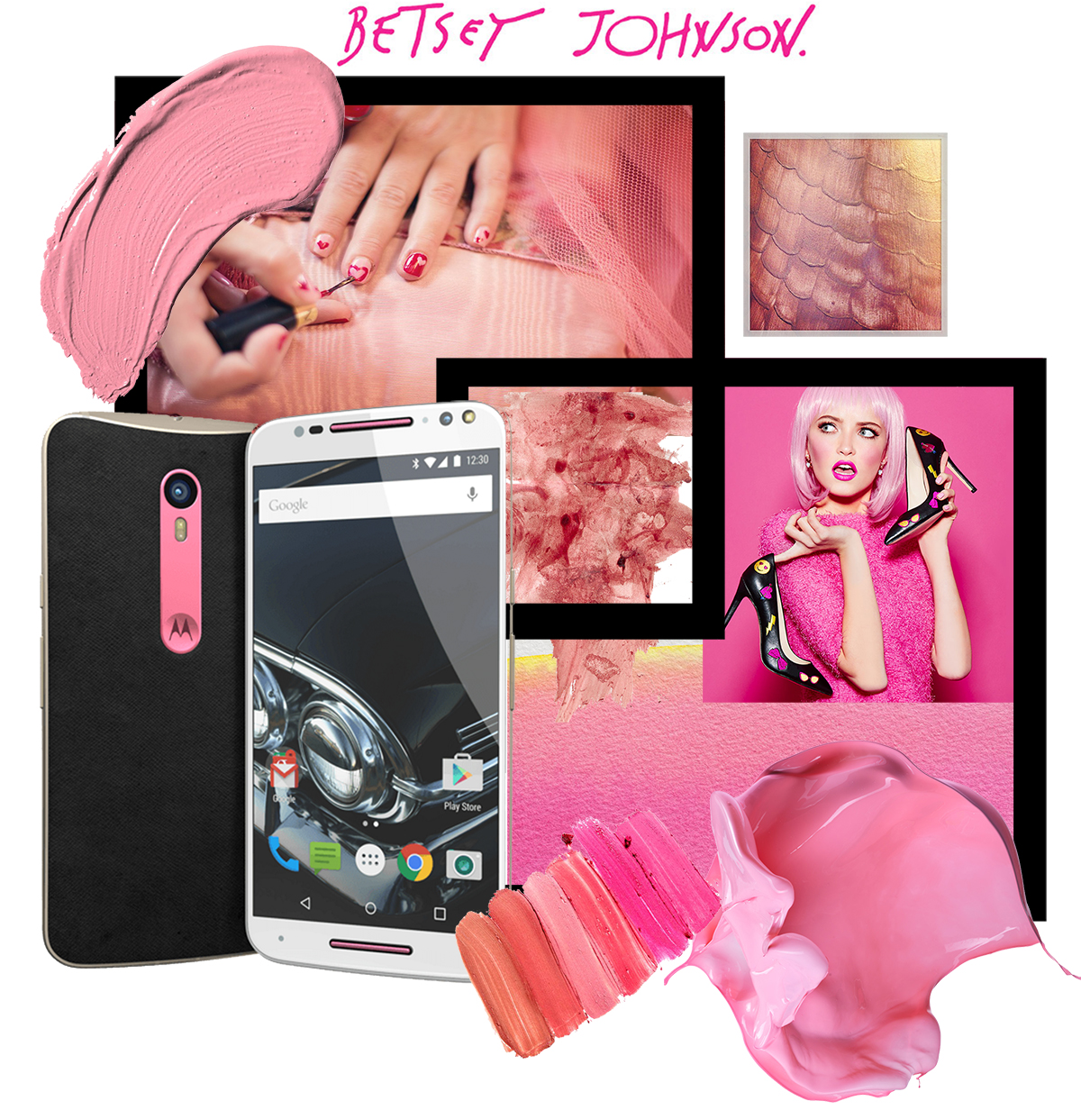 moto x style betsey johnson designer ikonen
