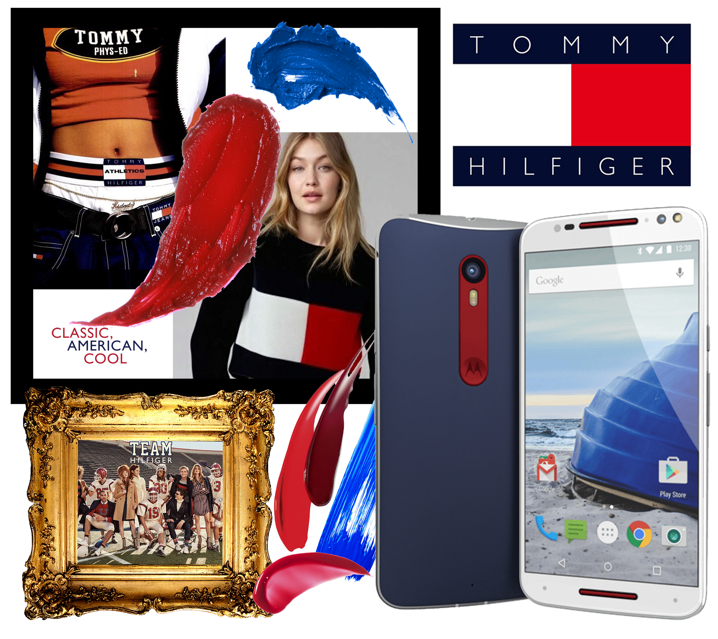 tommy hilfiger motorola moto styler moto style smartphone