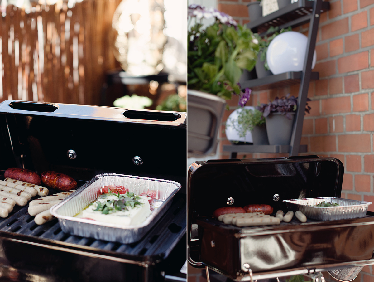 Weber GoAnywhere Gas auf dem Balkon