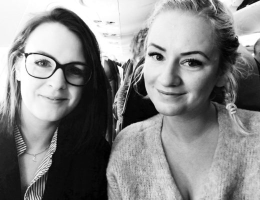 Anna Frost und Lina Mallon im Flugzeug nach Stockholm zum Eurovision Song Contest 2016