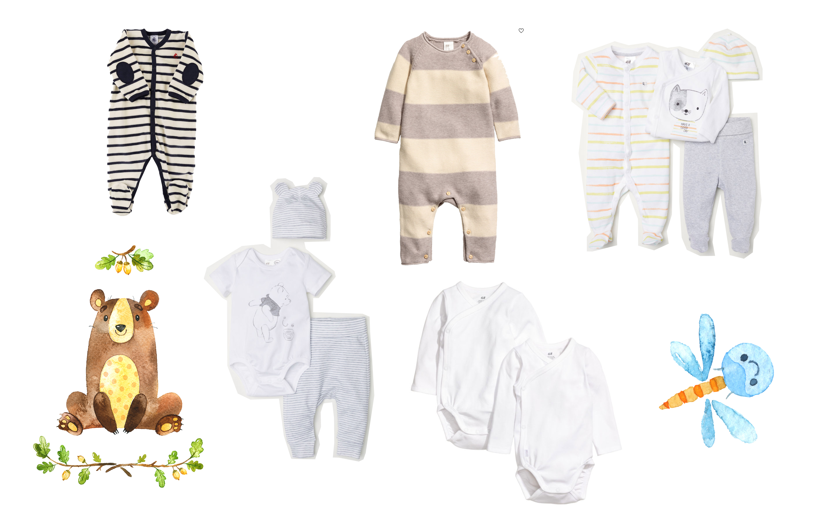 baby erstausstattung going home outfit kliniktasche